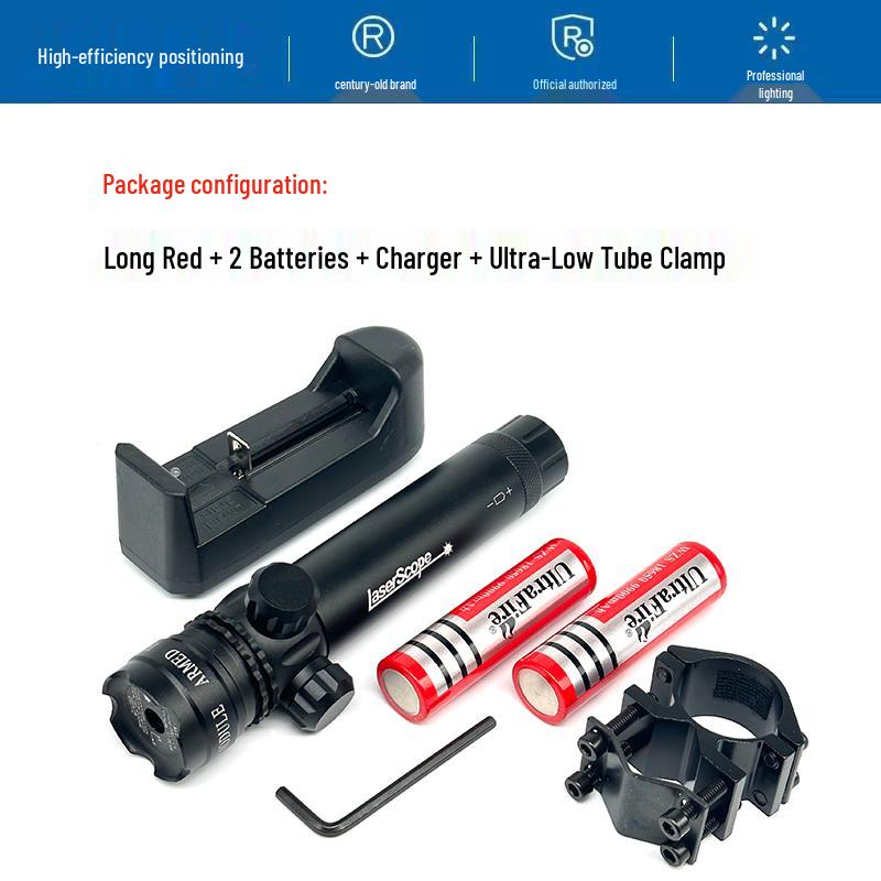 Green Laser Sight: Shockproof, Waterproof, 360° Adjustable, Infrared, Long-Range Outdoor Use