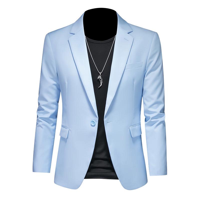 Men's Plus Size Slim Fit Blazer - Wedding & Business Attire