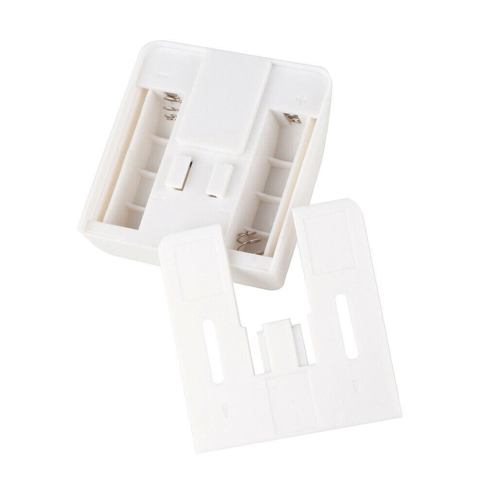 2Pcs 7 LED PIR Closet Night Light Infrared Sensor Bedroom Drawer Stick-On Lamp