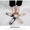 Shoes Women's 2025 New Trendy Pointed and Versatile Flat-bottomed Korean Version of Girls' Casual Shoes Small Size Women's Shoes Single Shoes Doud