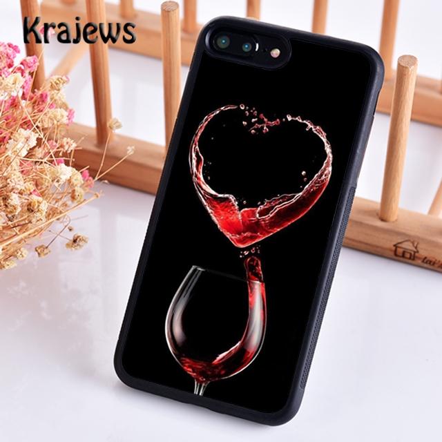 Red Wine Glass Phone Case Cover For iPhone 17 Air 16 15 14 Plus 11 12 13 Pro Max Coque Shell Fundas