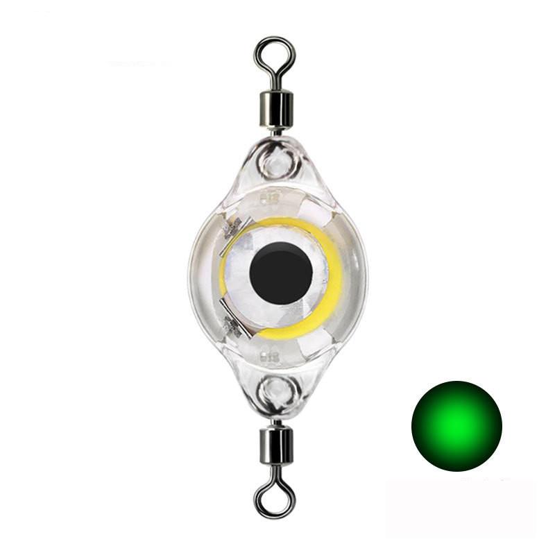1Pc Led Fish Lamp Mini Fishing Lure Light Led Deep Drop Underwater Eye Shape Fishing Squid Fishing Bait Luminous Lure