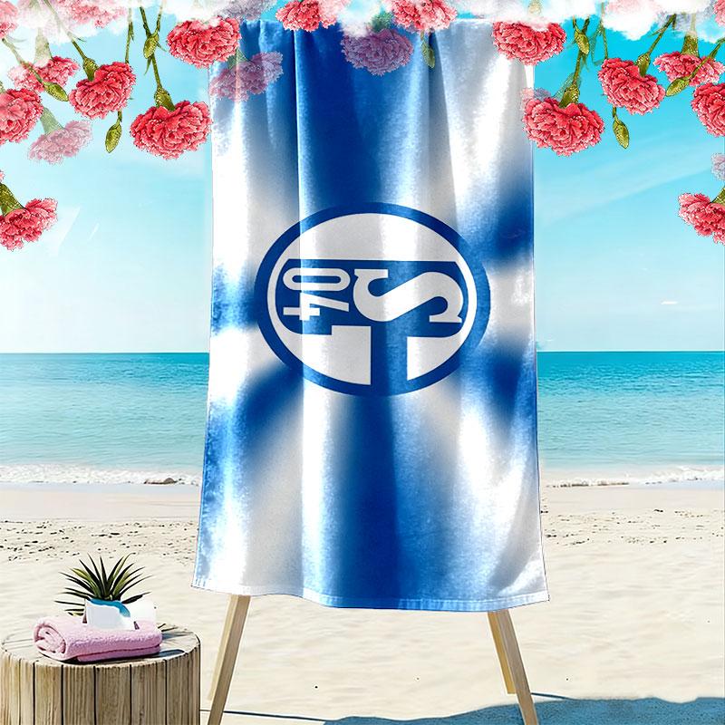 Asciugamano da Spiaggia con Stampa Schalke 04, Asciugamano Grande Morbido ad Asciugatura Rapida per Spiaggia Campeggio Nuoto