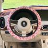 Plush Leopard Print Steering Wheel Cover - Warm Fleece Universal Grip