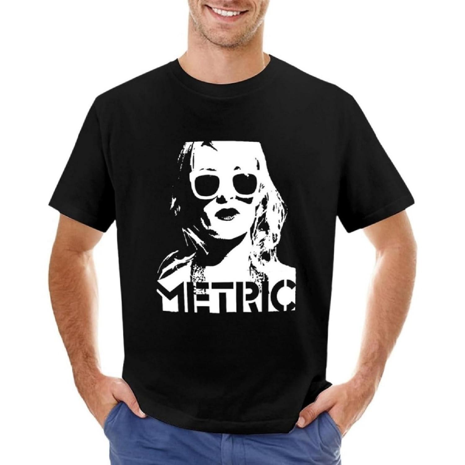

Metric Band T-Shirt Mens Black T-Shirt XXXXXL різнокольоровий