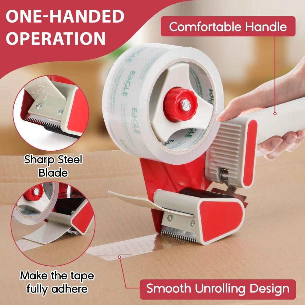 7.5cm Width Roller Tape Dispenser Comfortable Handle Roller Tape Cutter  Stationery