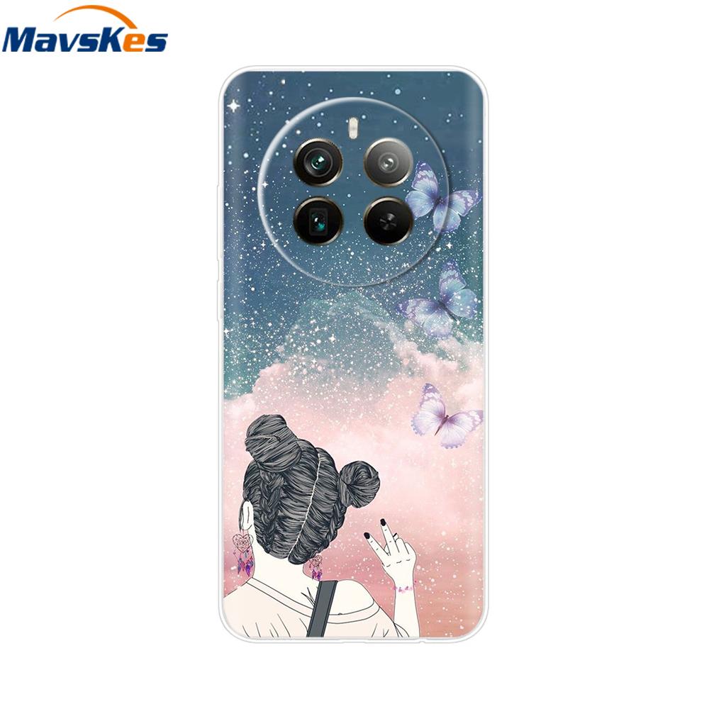 Für Realme 12 Pro Hülle Realme12 Pro+ Niedliche Cartoon Hülle Weiche Klare Silikon Handyhülle Für Oppo Realme 12 Pro Plus 5G TPU Bumper