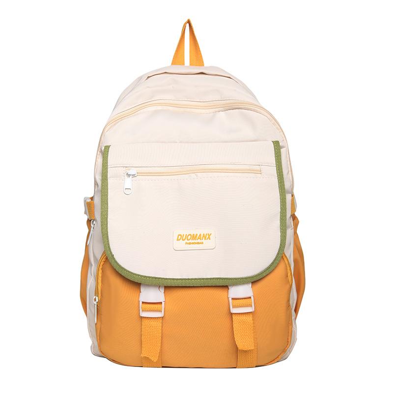 Schoolbag Japanese ins cute girl campus bag, female college student junior high school student backpack casual backpack