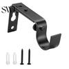 Blackout Curtain Rod Support 1/2/3Pcs Adjustable Brackets Easy Installation Window Drapery Sturdy Bracket Hanger Hooks Living Room Bedroom Accessories