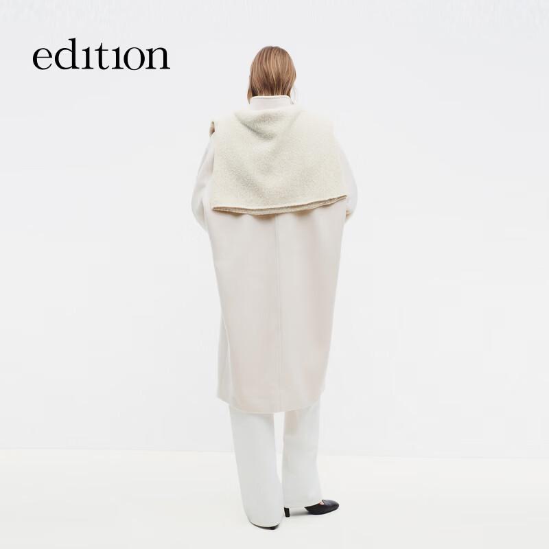 Edition Women's Wool Blend Double-Sided Long Coat