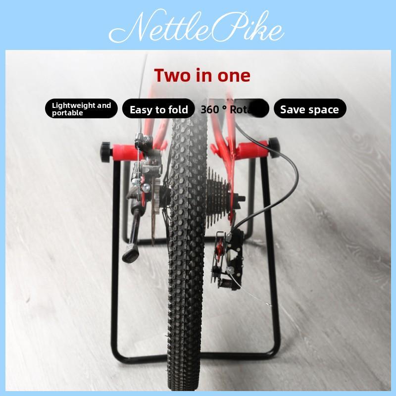 Cycling Maintenance Triangle Holder With Folding Design For Mountain And Road Bikes