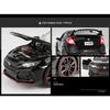 1/32 HONDA CIVIC TYPE-R Diecasts & Toy Vehicles Metal Car Model Sound Light Collection Car Toys for Children Christmas Gift