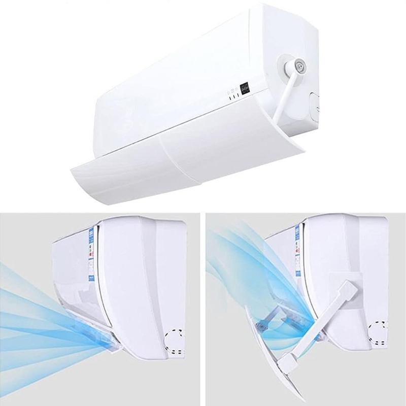 Retractable Air Conditioning Deflector Air Diverter Cover Anti Wind Baffles