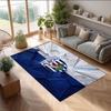 Tappeto in Velluto di Cristallo con Stampa del West Bromwich Albion Football Club, Comodo Assorbente d'Acqua Antiscivolo Tappeto per Pavimento Interno