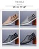 Baoda BM-021 Men's Slip-On Leather Shoes: Autumn Versatile Korean Style Casual Footwear