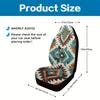 2pcs, Aztec Art Pattern Car Seat Covers, Soft And Easy To Install, Universal Fit For Front Seats, Perfect For Comfortable Drivin