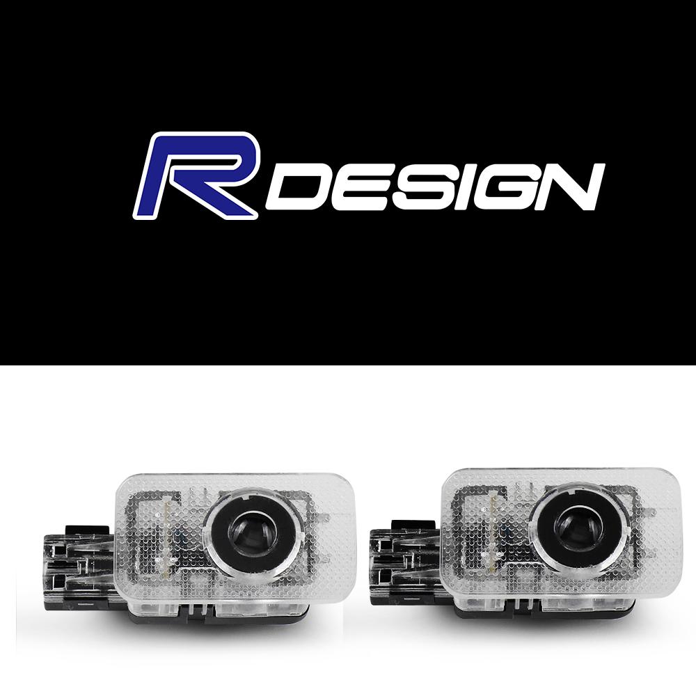 

2pcs LED Welcome Light Projector Sign Ghost Light Decor Accessory For Volvo RDESIGN XC60 V60 S60L V40 V40CC S80L XC90 2015-2024
