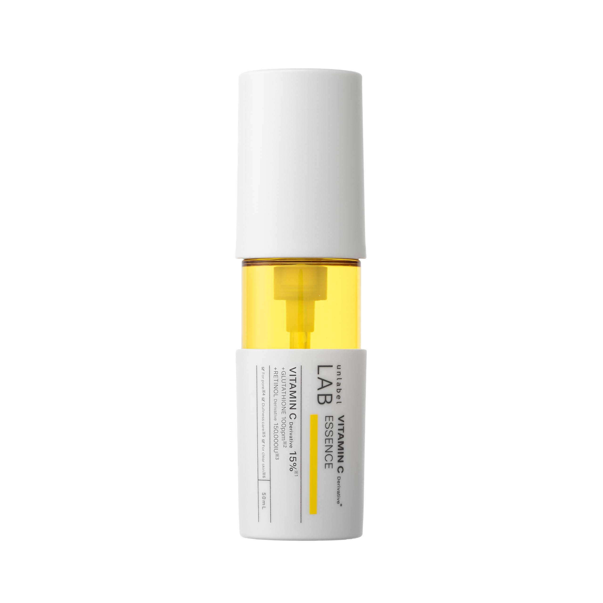 New Unlabel V Essence Serum 50mL - High-Pressure Vitamin C, Retinol, Glutathione for Pores, Brightening, Anti-Dullness Skincare