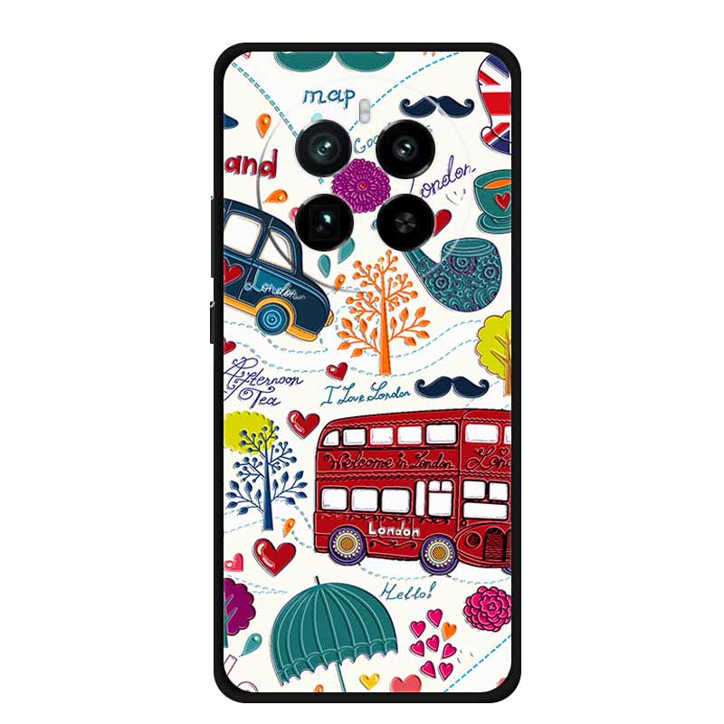 3D Emboss Case For Realme 12 4G Phone Case Realme12 Black Silicone Soft Coque For Realme 13 5G 12 Pro Plus Back Cover Case Funda