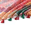 Floral Bali Yarn Printed Long Scarf Versatile and Fashionable Pastoral Style Tassel Scarf Sun Protection Shawl