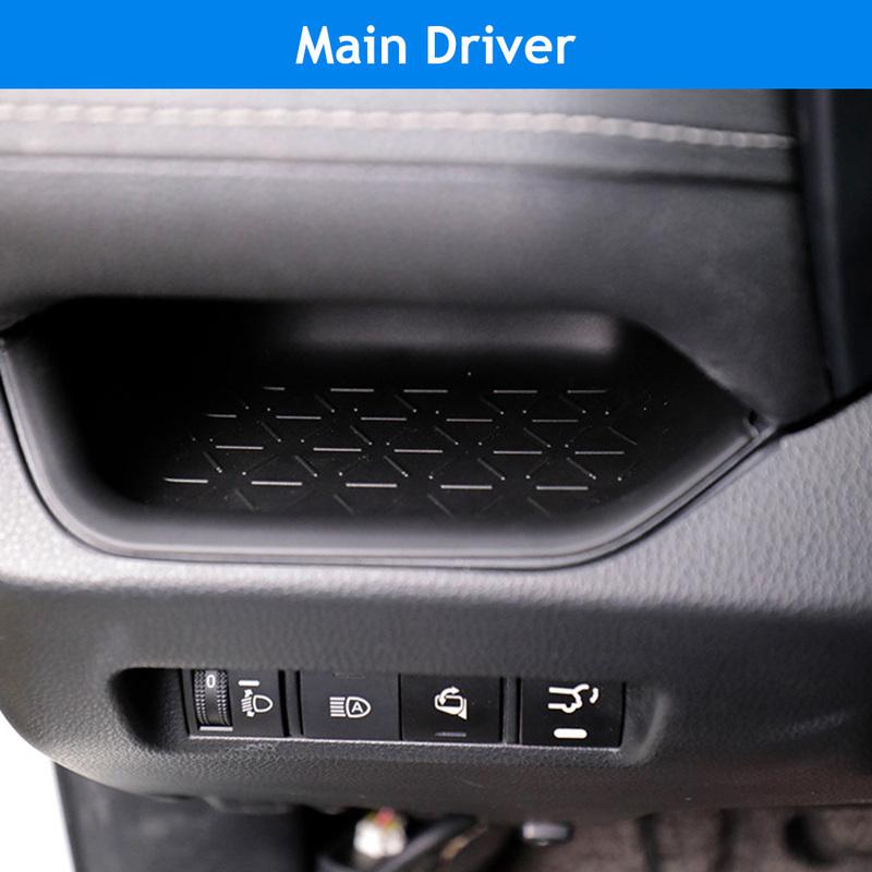 Car Silicone Central Console Organizer Pad Main Co-pilot Storage Box Protect Mat Tray Storage for Toyota RAV4