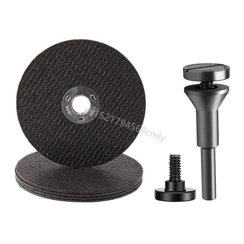 3inch Metal Cutting Disc Cut Offs Wheel Grinder Accessories Mounting Mandrel for Die Grinder Rotary Tool 6XDE