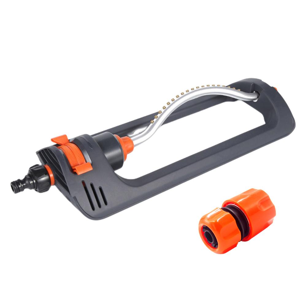 

Алюминиевая трубка качающийся дождеватель 19 сопел ирригационный дождеватель с 1/2-дюймовым соединителем для покрытия больших площадей двор сад газон оранжевый