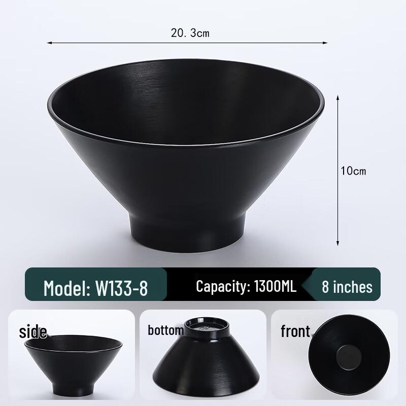Ruhan Nordic Melamine Noodle Bowl