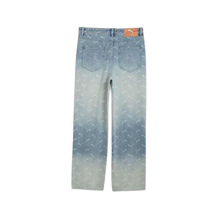 Puma x A$AP ROCKY Laser Monogram Denim Faded Denim/Aop Men Bottoms Blue 633428-01