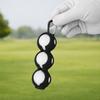 Porta Palline da Golf in Silicone con Moschettone, Contiene 3 Palline, Copertura Portapalline da Golf per Borsa da Golf, Custodia Protettiva Organizzatore Palline da Golf, Accessori da Golf