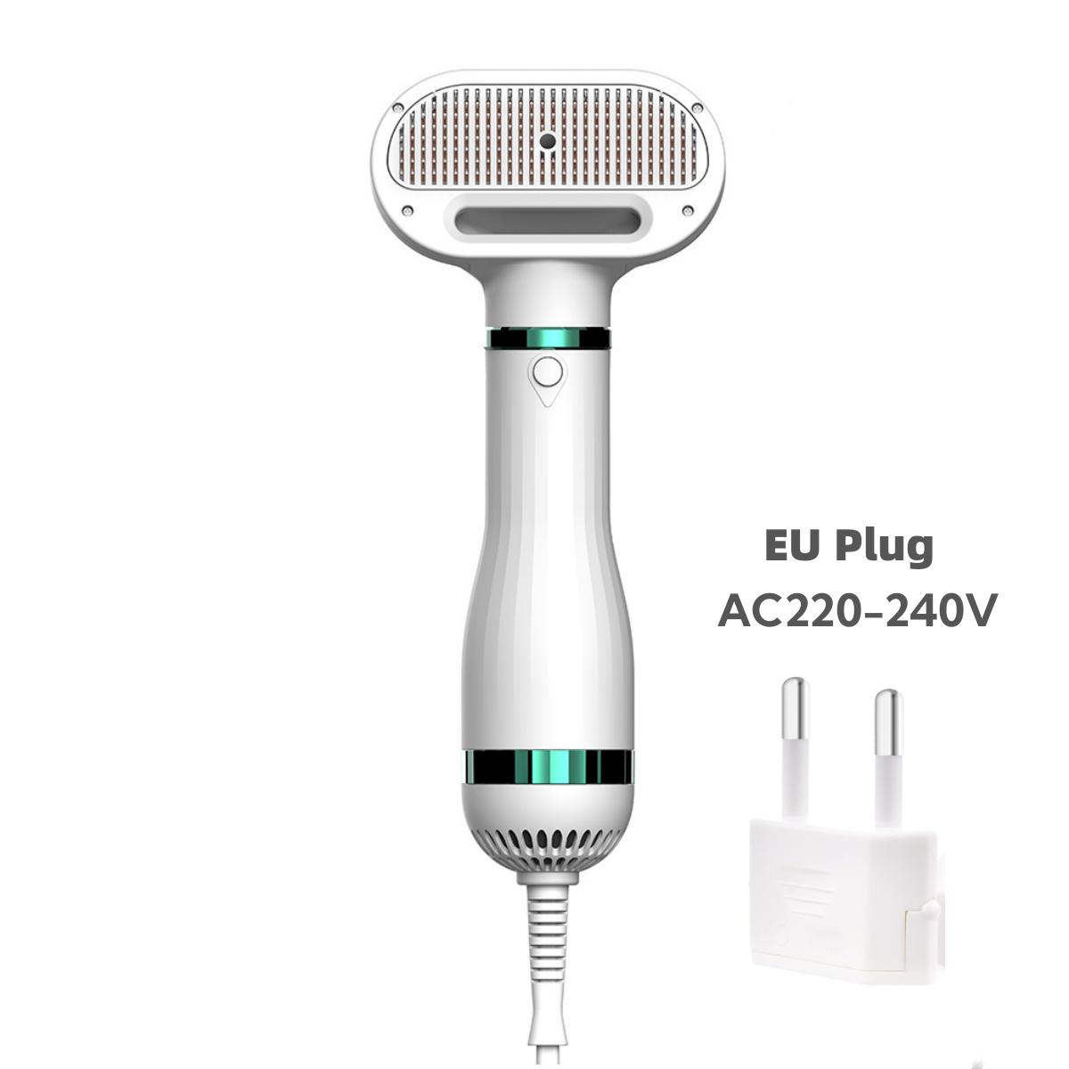 

Фен для домашних животных с пуходеркой, 3 температурных режима, удаление шерсти одной кнопкой, портативный вентилятор для чистки и сушки шерсти собак