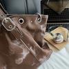 Oversized Vintage Fashion Shoulder Bags For Women Faux Suede Large Capacity Shopper Tote Bag  Autumn Luxury Designer Handbag