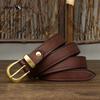 Genuine Leather Belt for Women Korean Style Trendy All-match Personality Retro Top Layer Pure Cowhide Jeans Belt