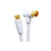 TARO'S Antenna Cable 3M, 4K/8K Broadcasting (3224MHz) Compatible, S-4C-FB 4C Coaxial Cable, Terrestrial Digital/BS/CS/CATV Broadcasting Compatible,