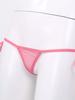 Damen Durchsichtiges Netz Träger Micro-Bikini-Set Dreieck Badeanzug Badehose Strand Pool Sonnenbaden