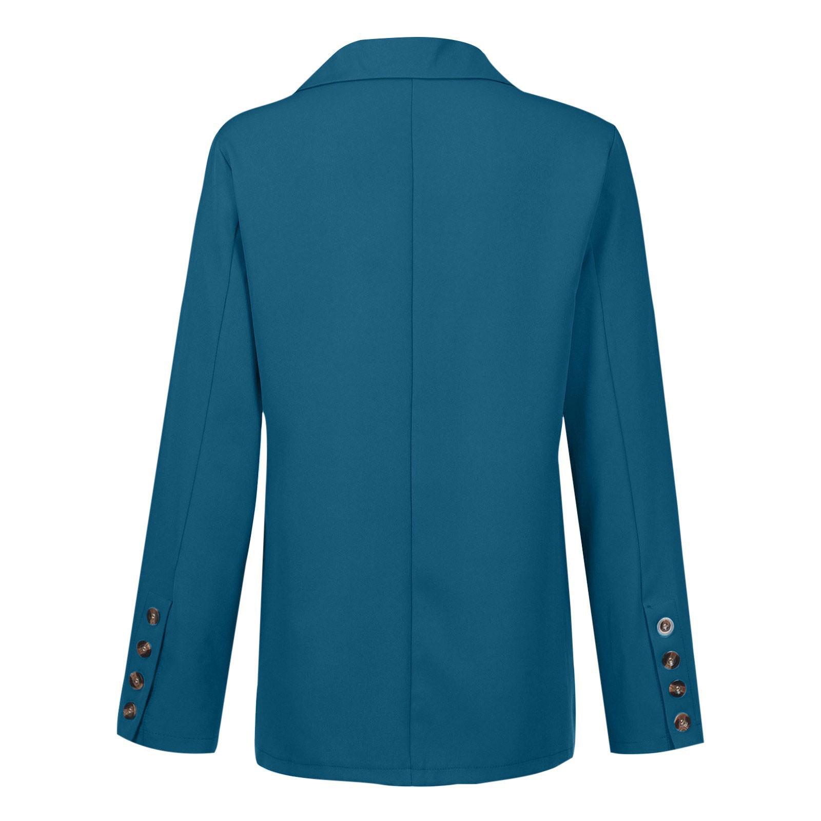 Женский модный тонкий кардиган с лацканами — фото 5