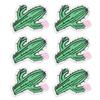6pcs Beautiful Embroidered Prickly Pear Patches Prickly Pear Shape Sew On Patches  Bags