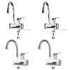 Electric Instant Heating Faucet 3000W Tankless Water Heater Temperature Adjustable Fast Heating Tap Digital Display For Bathroom