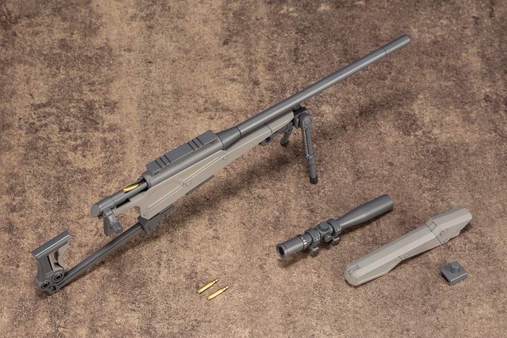 KOTOBUKIYA Modeling Support Goods Weapon Unit 09 News Sniper Rifle Total Length 148mm Plastic Model Molding Color RW009X M.S.G