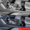 RHD FOR TOYOTA HILUX 2026 2027 ABS carbonfiber center control Gear Shift  front water Cup Holder Decoration Panel cover sticker
