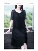 2025 Summer Fashion Plus Size Chiffon Two-Piece Slimming Dress for Women