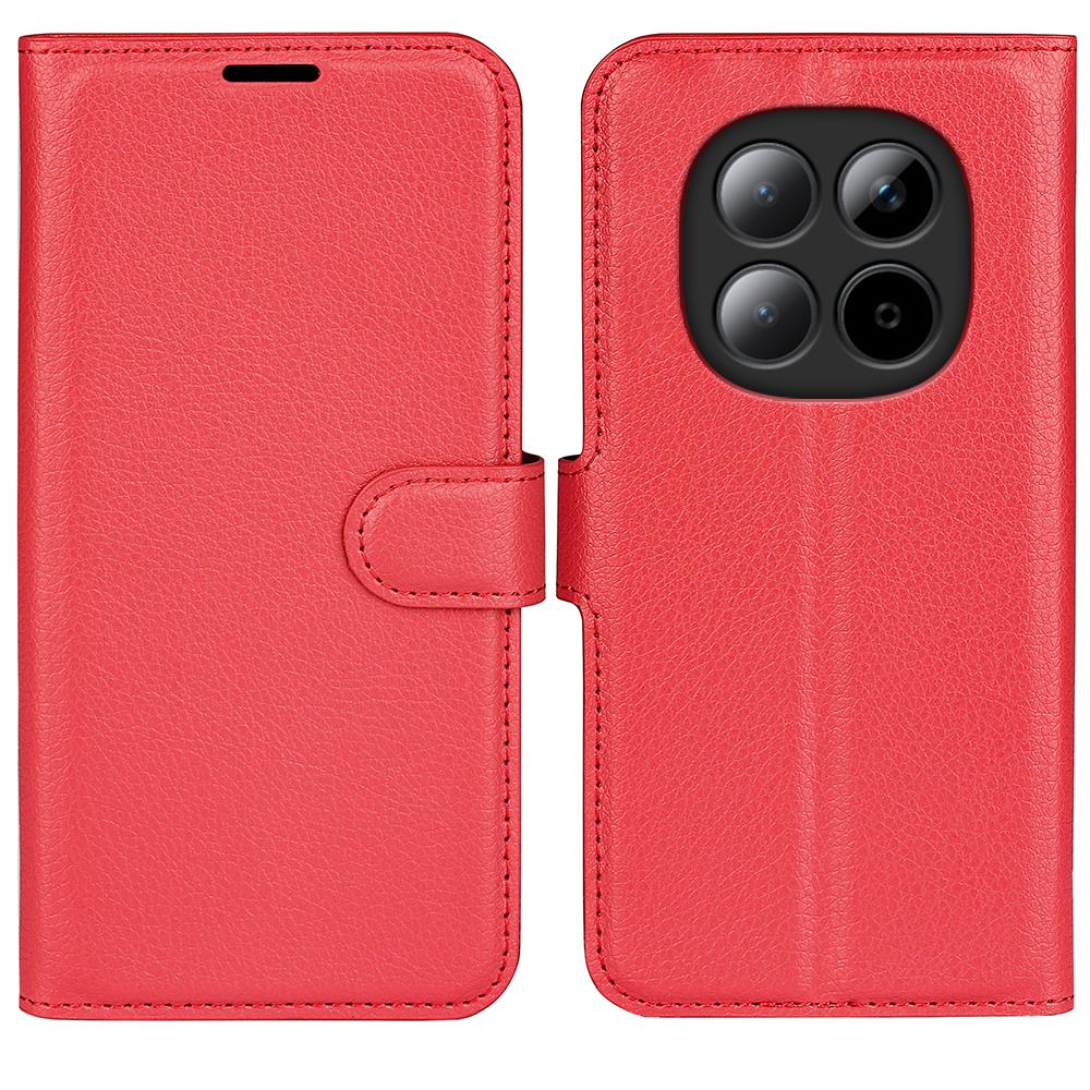 Dla Xiaomi Poco M8 5G/Redmi Note 15 5G (Światowy) Etui Litchi Texture Shockproof Leather Portfel Telefon Pokrowiec