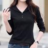 Navava Men S BuTTon Collar Long Sleeve T ShirT nT3196