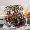 1PC  Alice Wonderland Charm Blanket, High Quality Comfortable for All Seasons, Home Decor, Warmth and Comfort