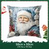 Vintage Christmas Decoration Pillowcase Bedroom Sofa Cushion Cover 100% Polyester Living Room Cushion Pillowcase Home Decor