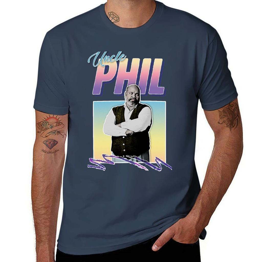 Uncle Phil  90s Style Retro Tribute Design Tshirt T Shirts For Unisex Pack White Tshirt