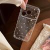 Transparent White Star Phone Case Compatible with iPhone 16, iPhone 17, and iPhone 17 Pro Max