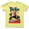 Felix Kočka Žluté Bavlna Všechny velikosti S-5XL Dárek Pro Fanoušky Tričko TA256 Unisex Tričko