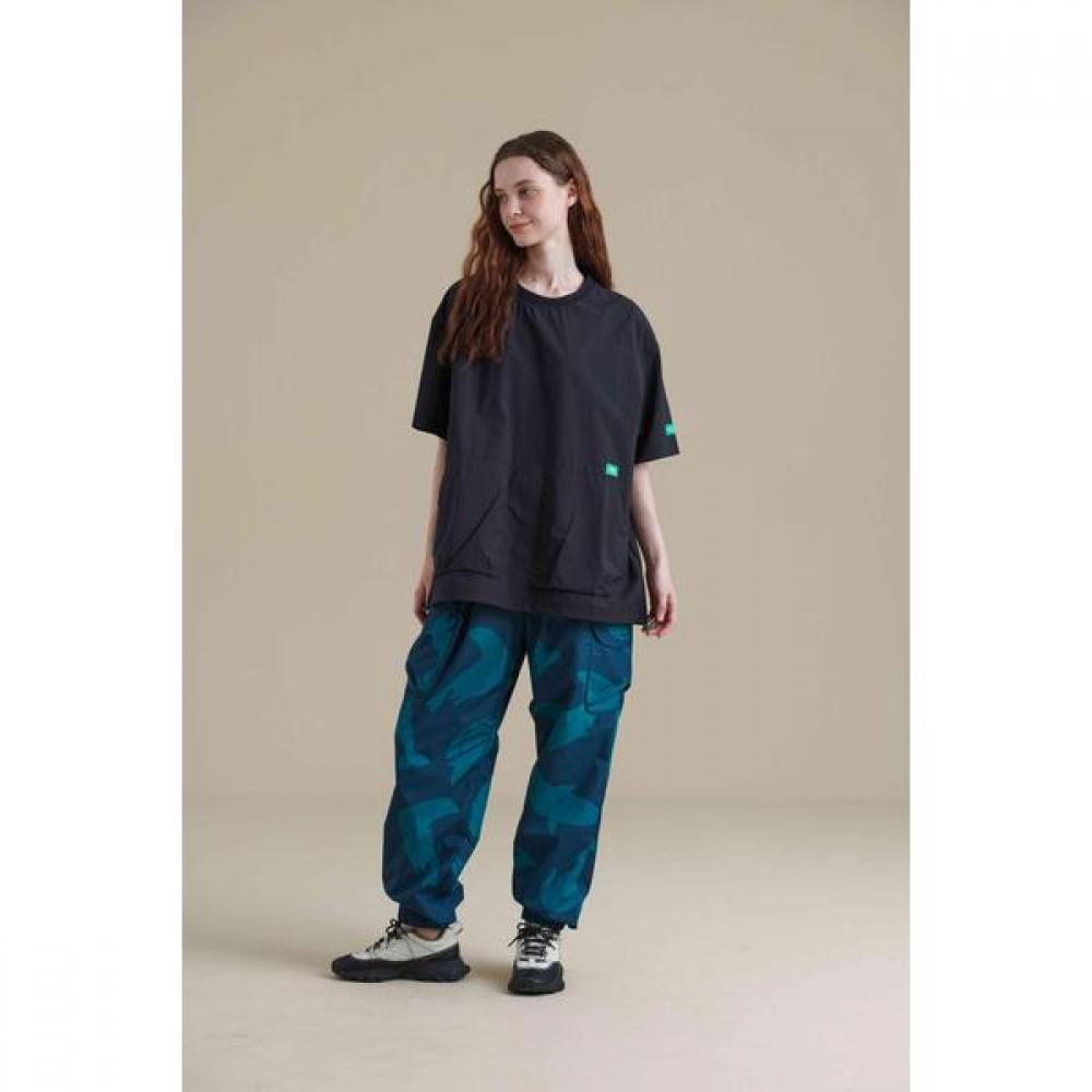 Animal Print Jogger Pants Green 075