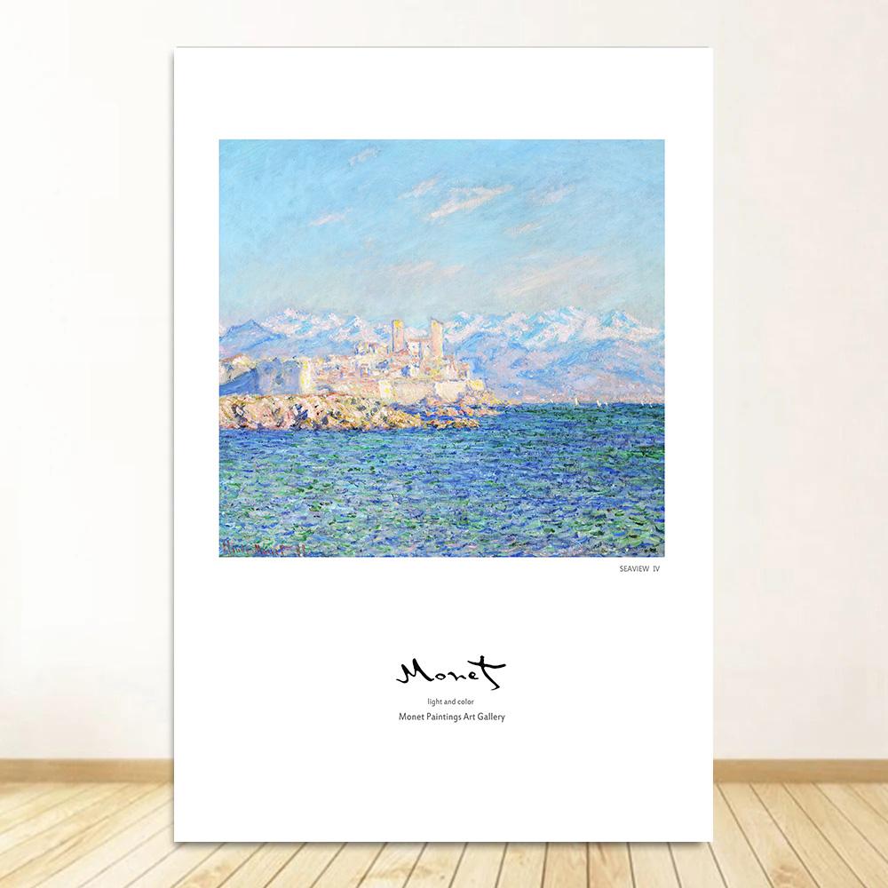 Claude Monet Klasická Umělecká Kolekce Obrazy Plátno Plakát a Tisky Nástěnné Umění Obrázky pro Halový Obývací Pokoj Domácí Dekorace Nástěnná Malba